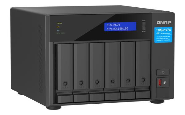 QNAP TVS-h674T-i5-32G 6-Bay NAS Intel Core i5-12400 6-core/12-thread up to 4.4GHz