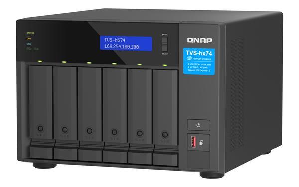 QNAP TVS-h674T-i5-32G 6-Bay NAS Intel Core i5-12400 6-core/12-thread up to 4.4GHz