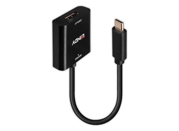 1 Convertisseur USB Type C vers DisplayPort 4K144 - LINDY