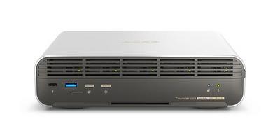 QNAP TBS-h574TX-i5-16G 5-bay All-Flash NASbook Intel Core i5-1340PE 12C/16T up to 4.50GHz onboard 16Go RAM not expandable