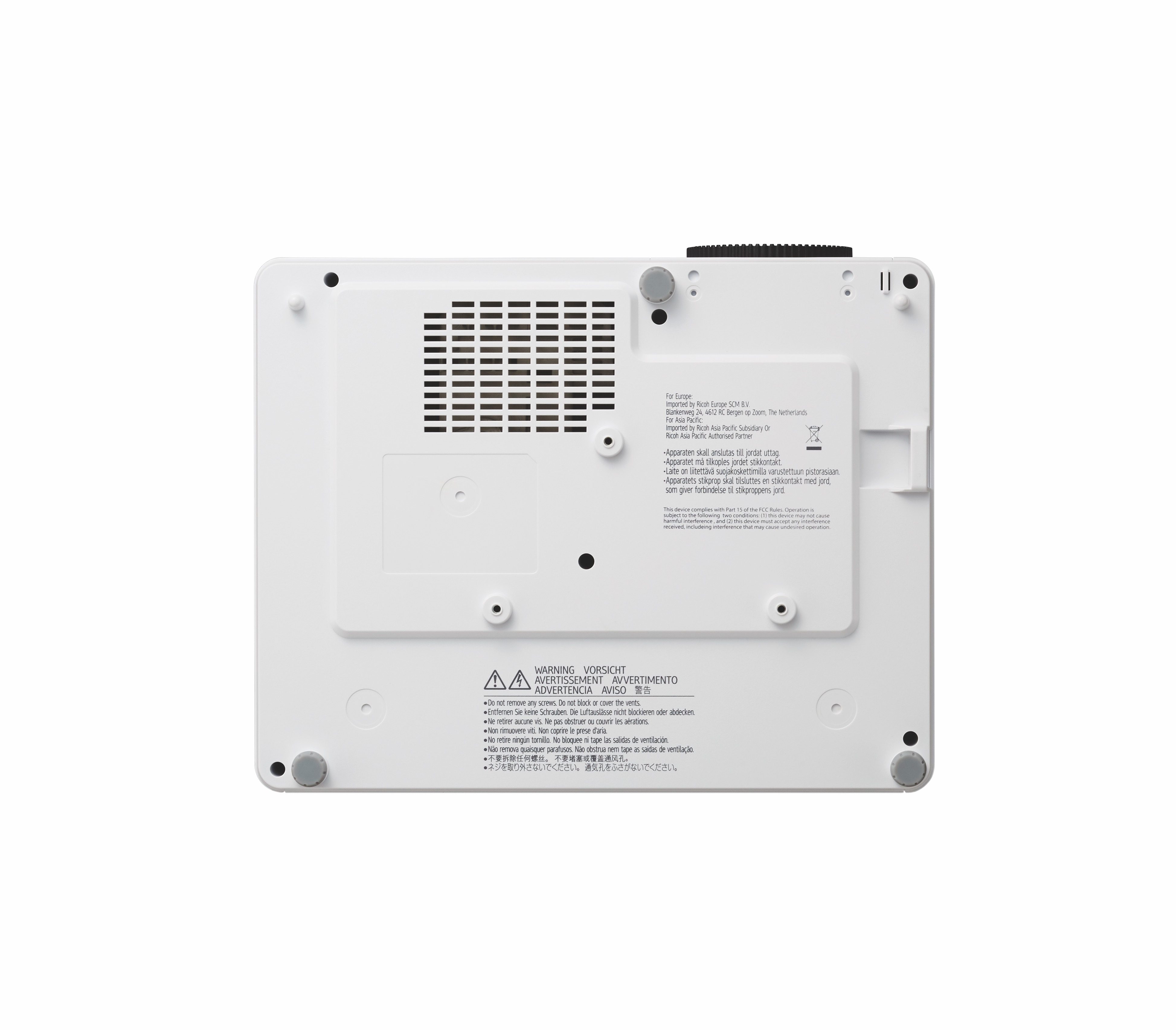 RICOH PJ WUL5860 29-303p WUXGA 1920x1200 4000 Lumens HDMI 2.0 Compact IP6X DLP Laser Projector