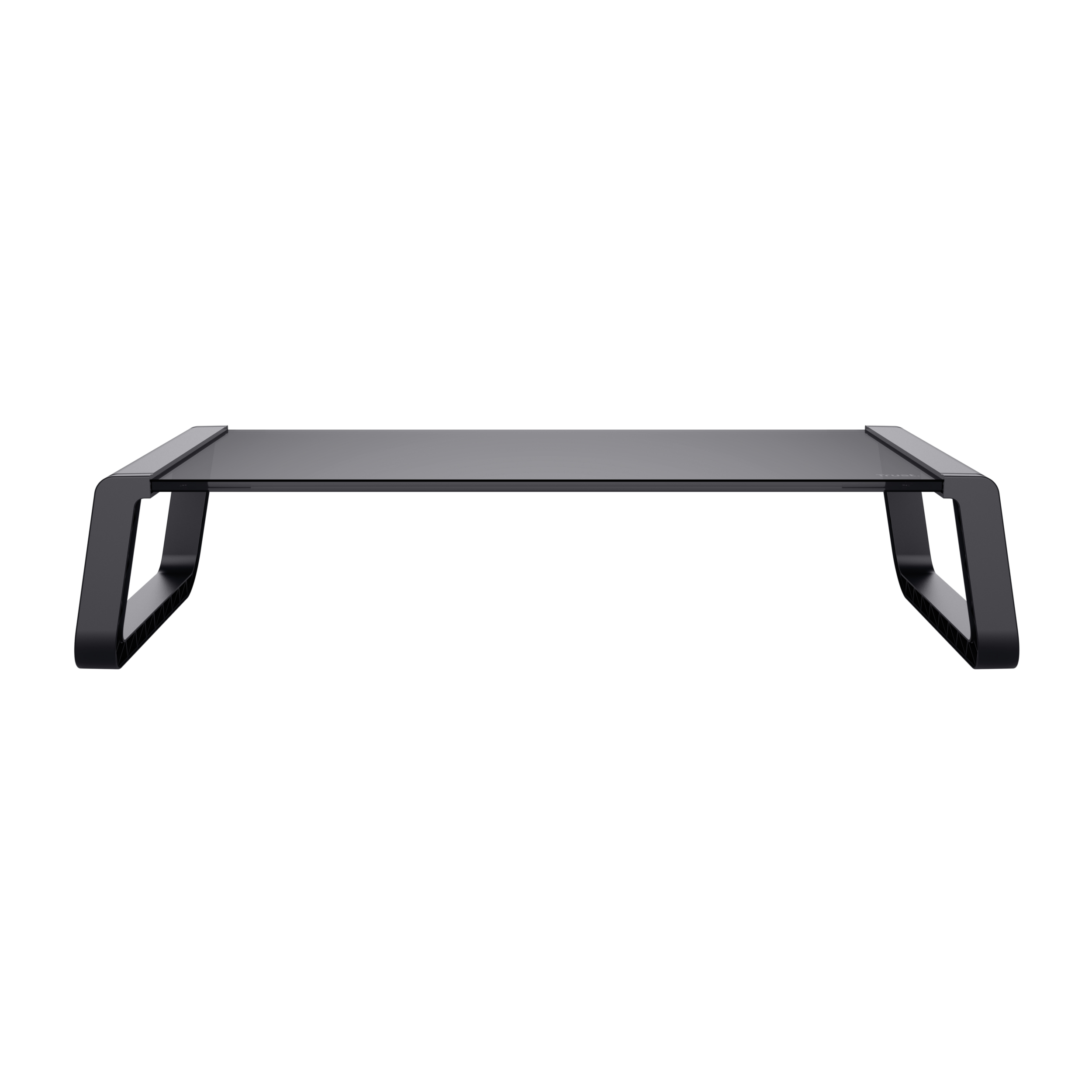 TRUST MONTA Glass Monitor Stand Black