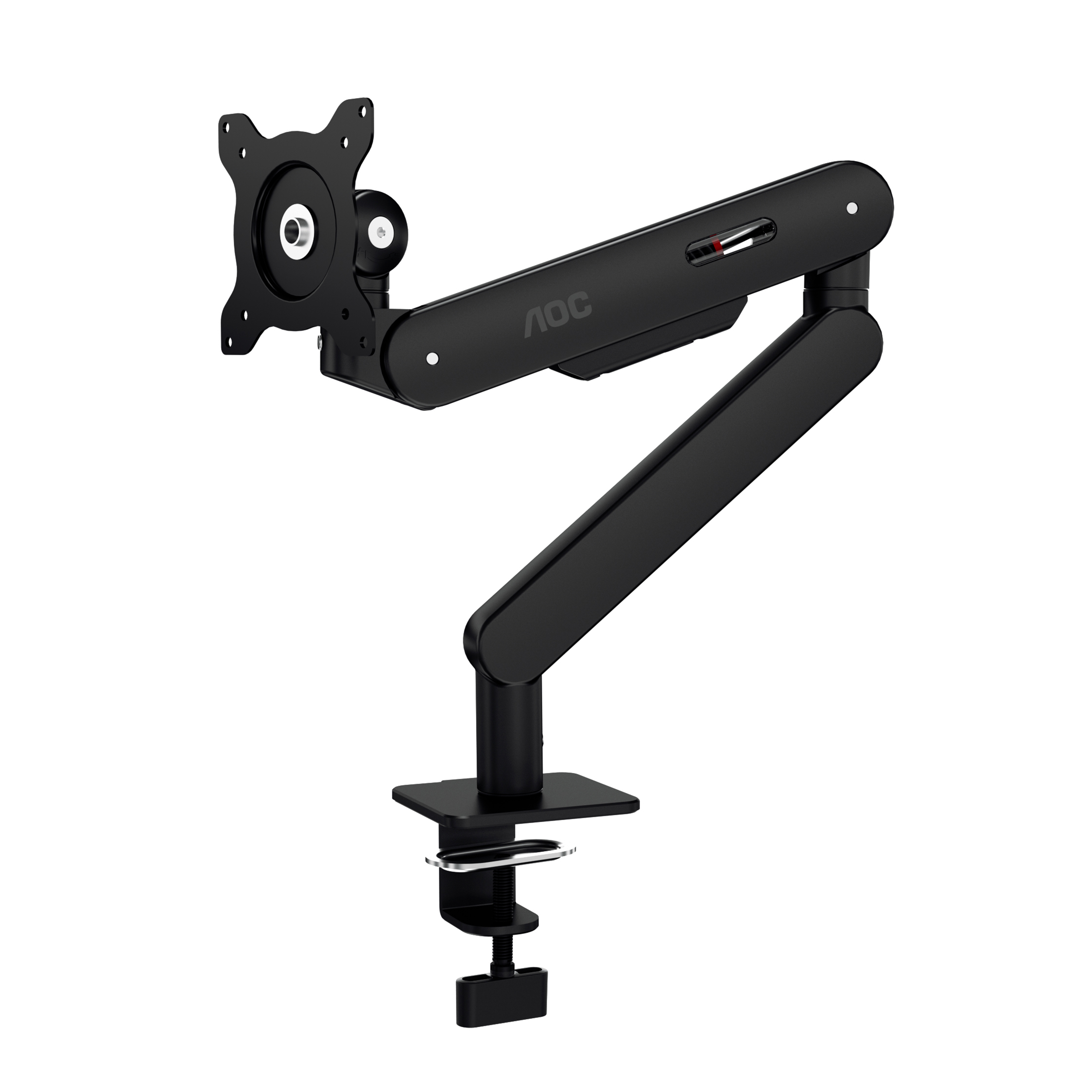 AOC AM400 bras réglable - pour écran plat - alliage d'aluminium - noir - Taille d'écran : 17"-34" - montrable sur bureau