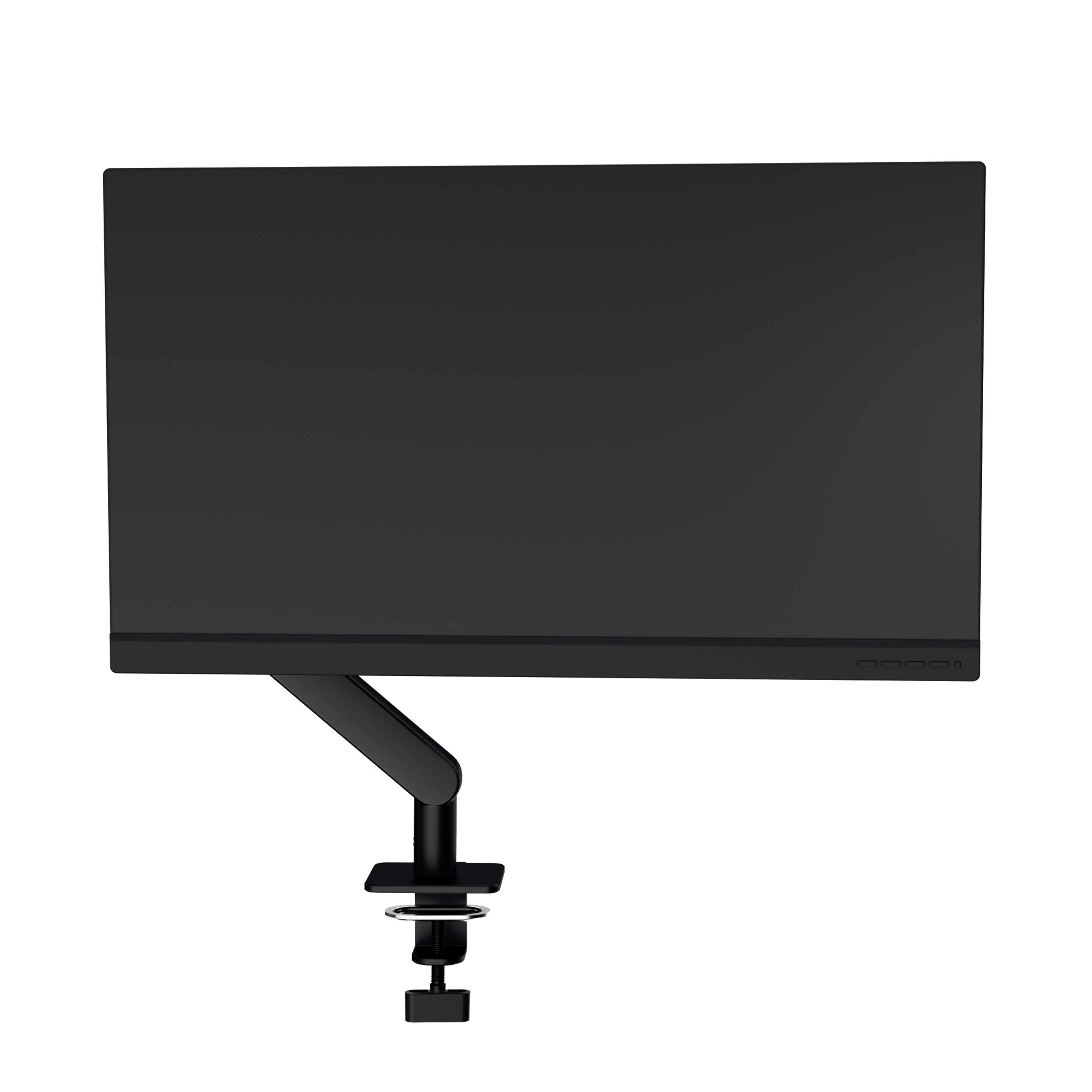 AOC AM400 bras réglable - pour écran plat - alliage d'aluminium - noir - Taille d'écran : 17"-34" - montrable sur bureau