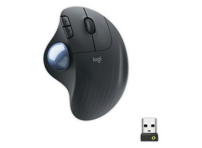 Logitech ERGO M575 for Business souris Bureau Droitier RF sans fil + Bluetooth Trackball 2000 DPI