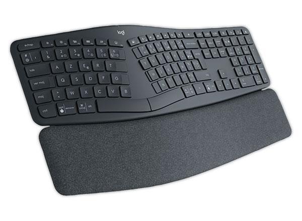Logitech K860 for Business clavier Bureau Bluetooth AZERTY Français Graphite
