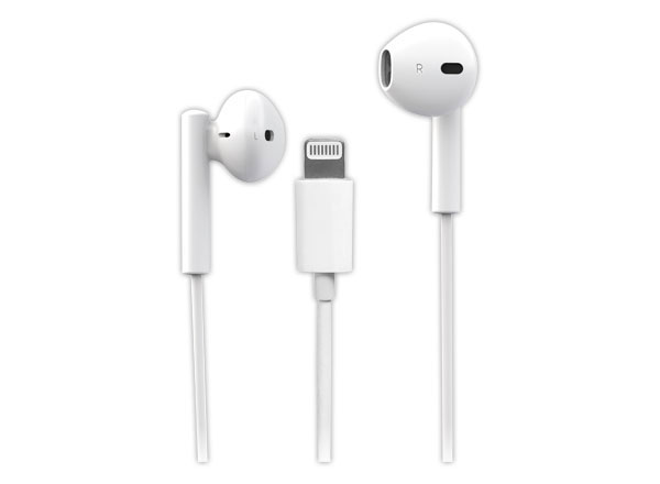 1 Écouteurs semi intra-auriculaires Lightning