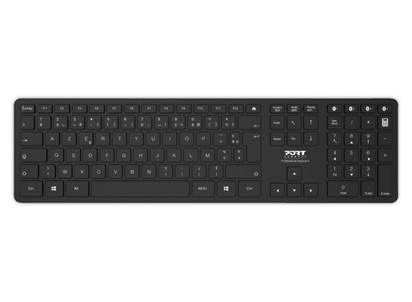 1 Clavier bluetooth rechargeable Executive - noir