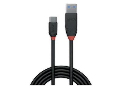 Lindy 36916 câble USB USB 3.2 Gen 1 (3.1 Gen 1) 1 m USB A USB C Noir