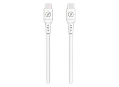 1 Câble de charge USB-C en plastique recyclé 1,2 m - Blanc