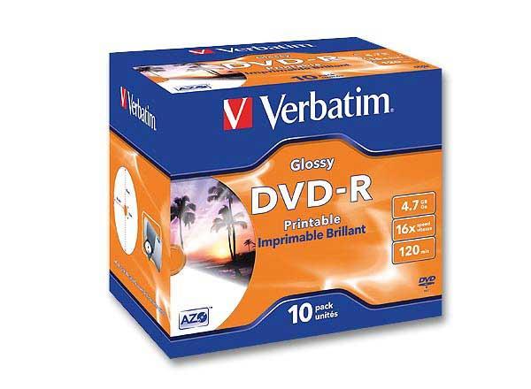 Verbatim 43521 DVD vierge 4,7 Go DVD-R 10 pièce(s)