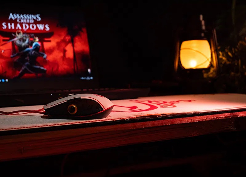 LEXIP X UBISOFT ASSASSINS CREED SHADOWS COFFRET INITIATE JEU PC SOURIS TAPIS