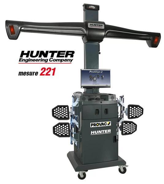 CONTROLEUR DE GEOMETRIE HUNTER P2 mesure 222