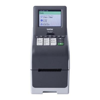 BROTHER 2p label printer USB connection 203dpi Ethernet Possible battery LCD screen Bluetooth Wi-Fi touch screen