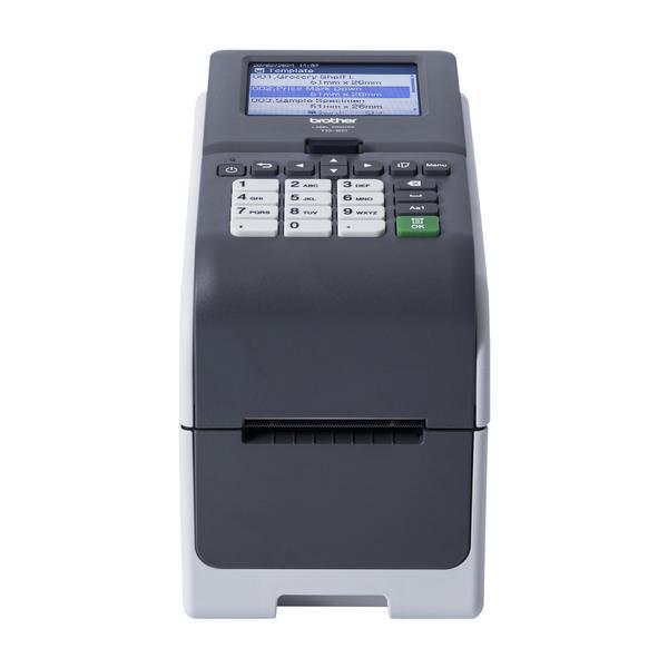 BROTHER 2p label printer USB connection 203dpi Ethernet Possible battery LCD screen Bluetooth Wi-Fi touch screen
