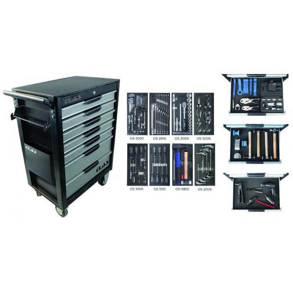 SERVANTE CARROSSERIE 7 TIROIRS + 190 OUTILS