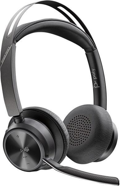 HP Poly Micro-casque Poly Voyager Focus 2 USB-C-C certifié Microsoft Teams + adaptateur USB-C/A