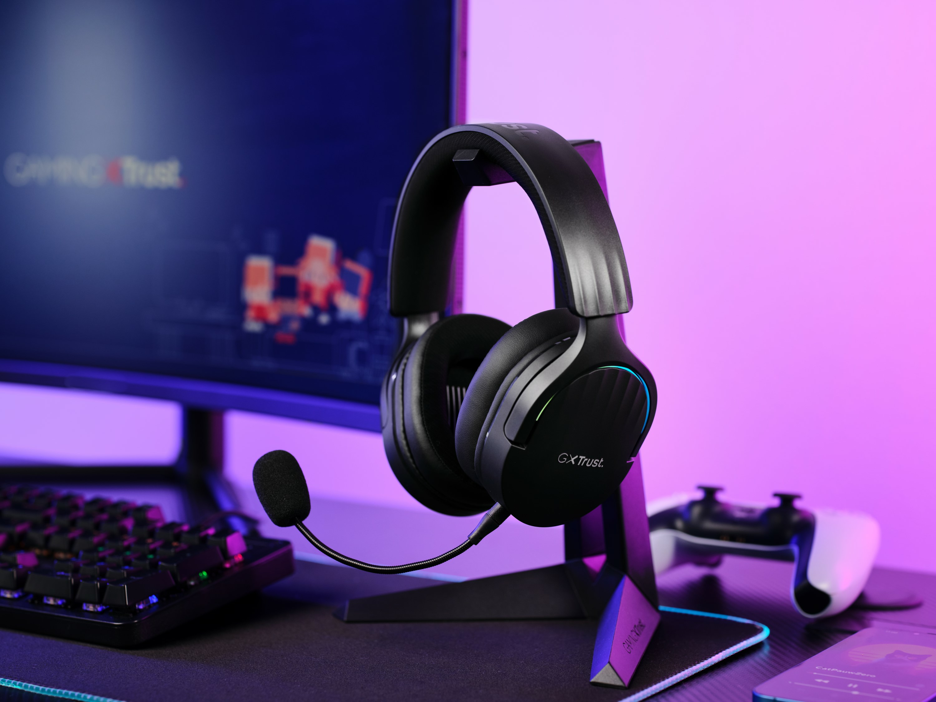 TRUST GXT491 FAYZO Wireless Headset Black
