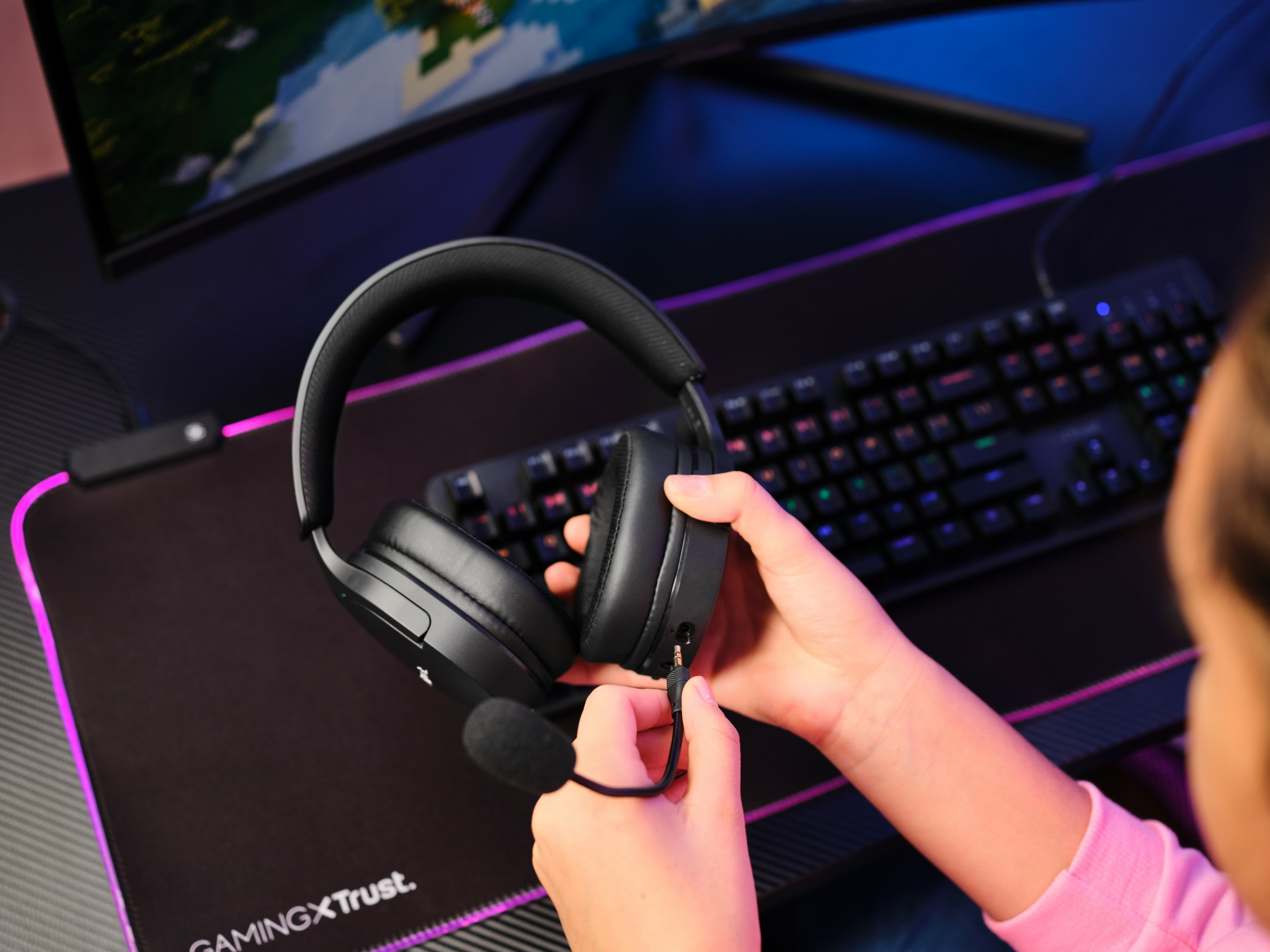TRUST GXT491 FAYZO Wireless Headset Black