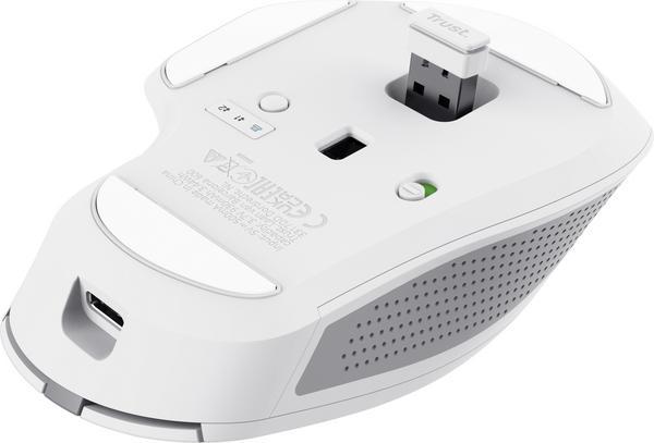 TRUST OZAA+ MULTI-CONNECT Wireless Mouse White