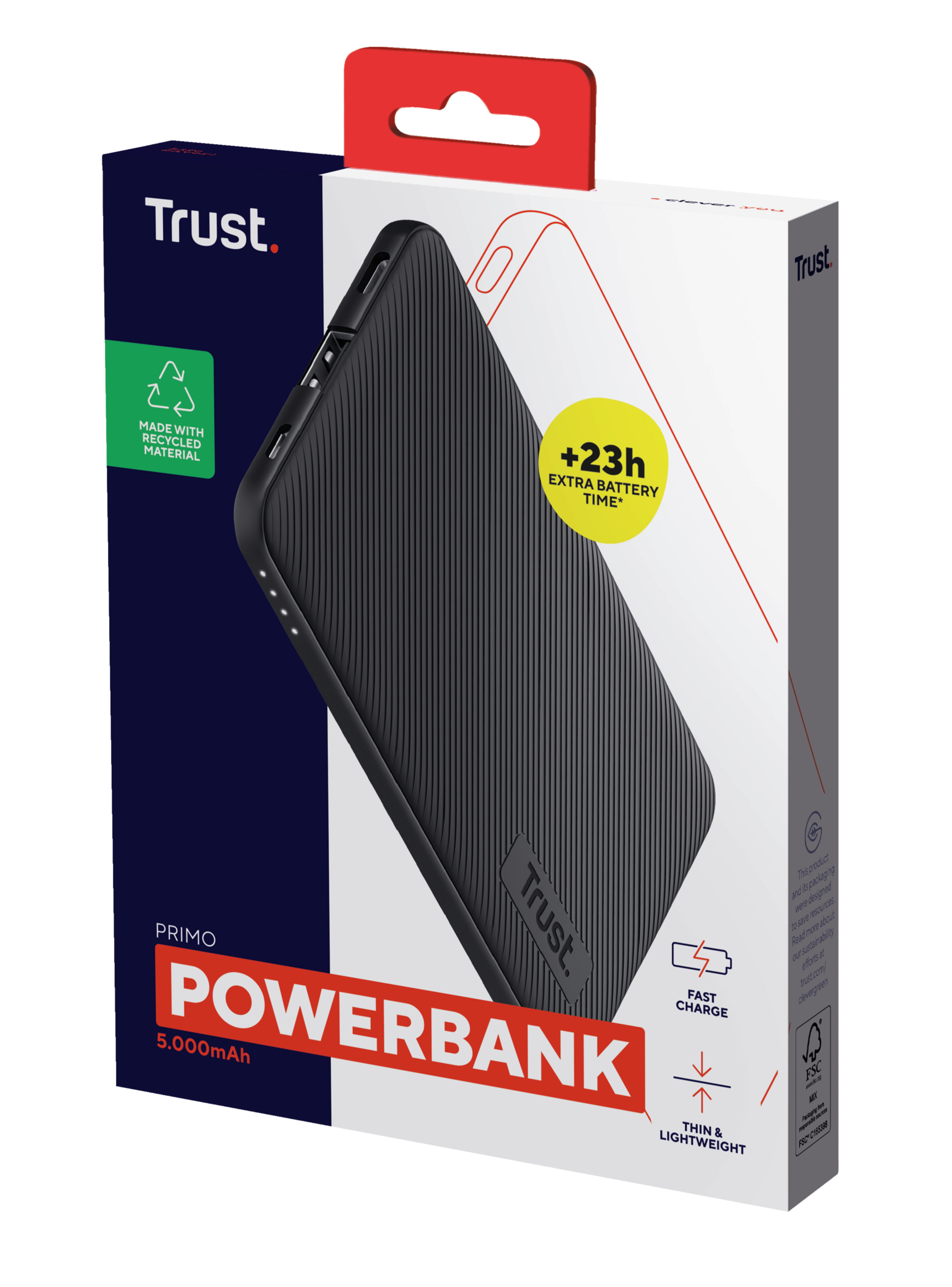 TRUST PRIMO 5.000 Powerbank ECO