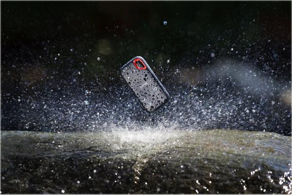 SanDisk Extreme Portable - SSD - chiffré - 1 To - externe (portable) - USB 3.2 Gen 2 - AES 256 bits