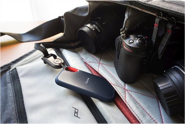 SanDisk Extreme Portable - SSD - chiffré - 1 To - externe (portable) - USB 3.2 Gen 2 - AES 256 bits