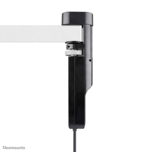 NEOMOUNTS VOLT Desk Clamp socket with Quick-charge USB Ports clamp 0-50mm 3x type-F 230V 1x USB-A 18W 2x USB-C 20W