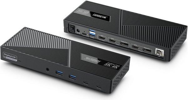 URBAN FACTORY HUBEE PRO Triple Display USB-C and USB-A 5K/4K Docking Station With 100W Power Delivery and 130W Power Supply