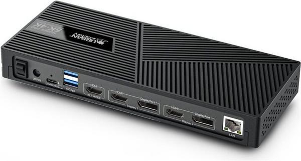 URBAN FACTORY HUBEE PRO Triple Display USB-C and USB-A 5K/4K Docking Station With 100W Power Delivery and 130W Power Supply
