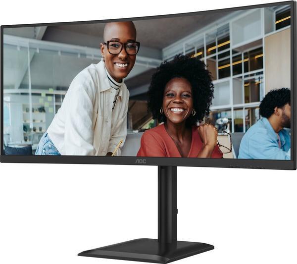 AOC E4 CU34E4CV écran plat de PC 86,4 cm (34") 3440 x 1440 pixels UltraWide Quad HD LCD Noir