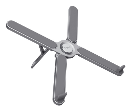 TRUST Macy Foldable Aluminum Laptop Stand Grey