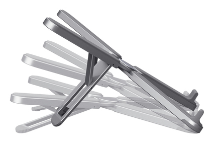 TRUST Macy Foldable Aluminum Laptop Stand Grey