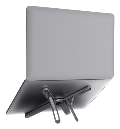 TRUST Macy Foldable Aluminum Laptop Stand Grey