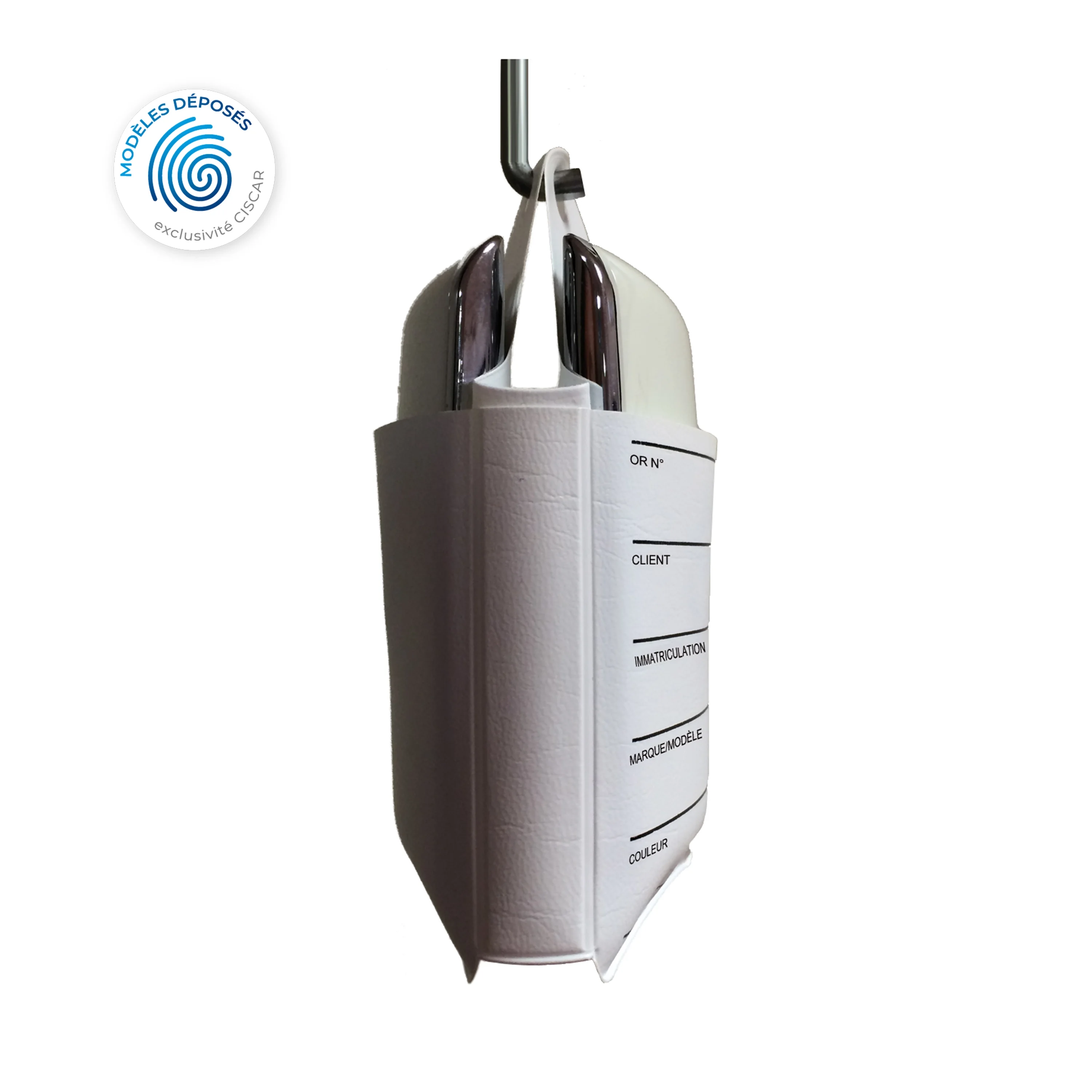 ETIQUETTE PORTE CARTE DE DEMARRAGE - DOUBLE - FRANCE