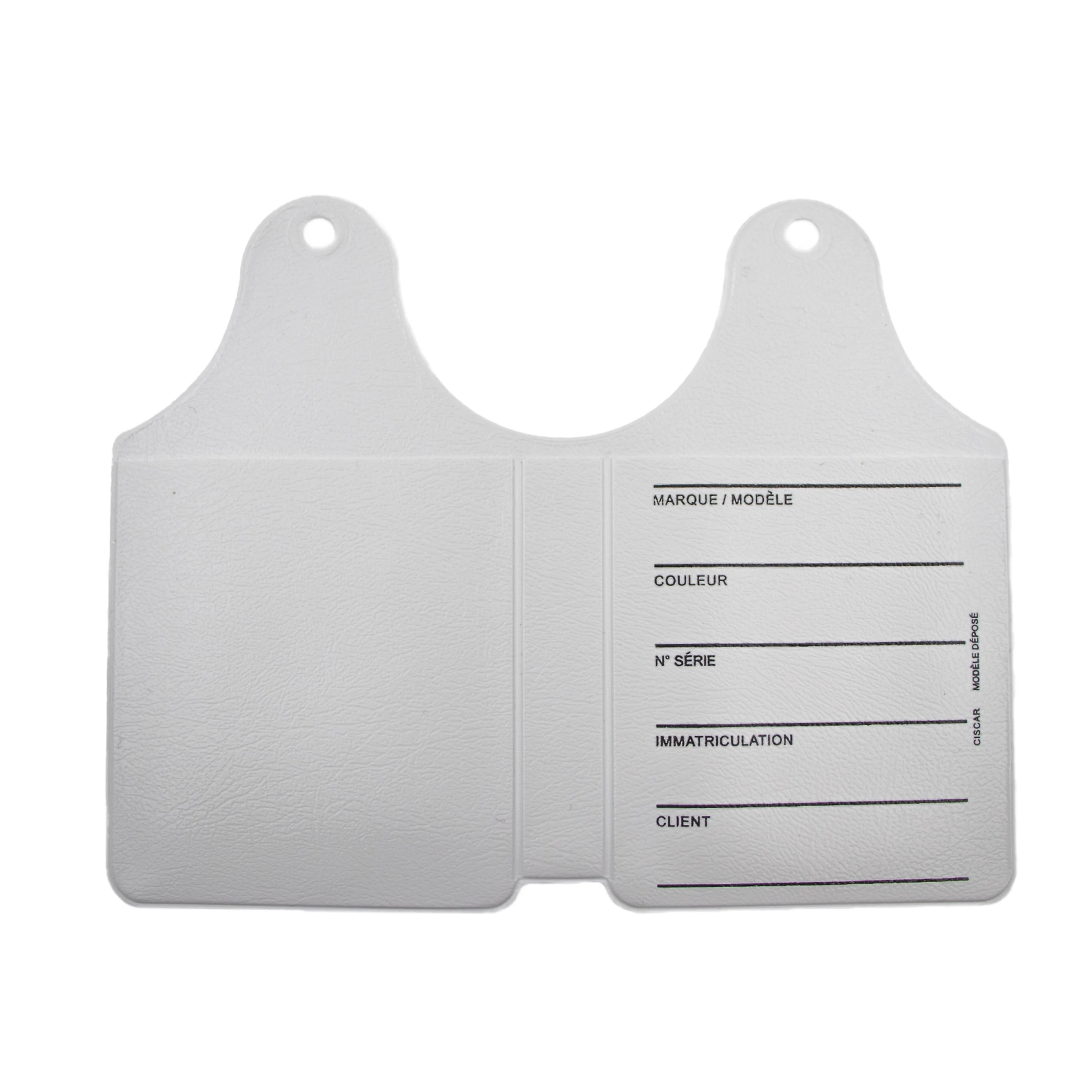 ETIQUETTE PORTE CARTE DE DEMARRAGE - DOUBLE - FRANCE