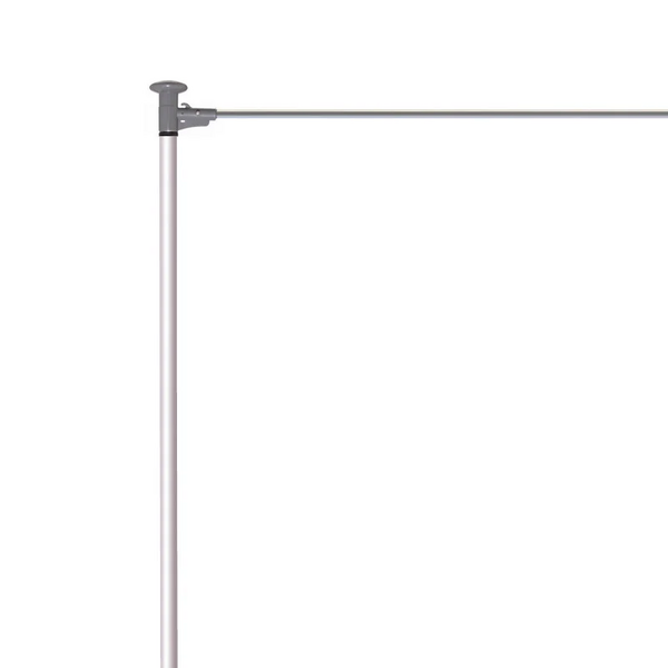 MAT AUTOCAL TELESCOPIQUE A POTENCE ROTATIVE POUR DRAPEAU PAVILLON