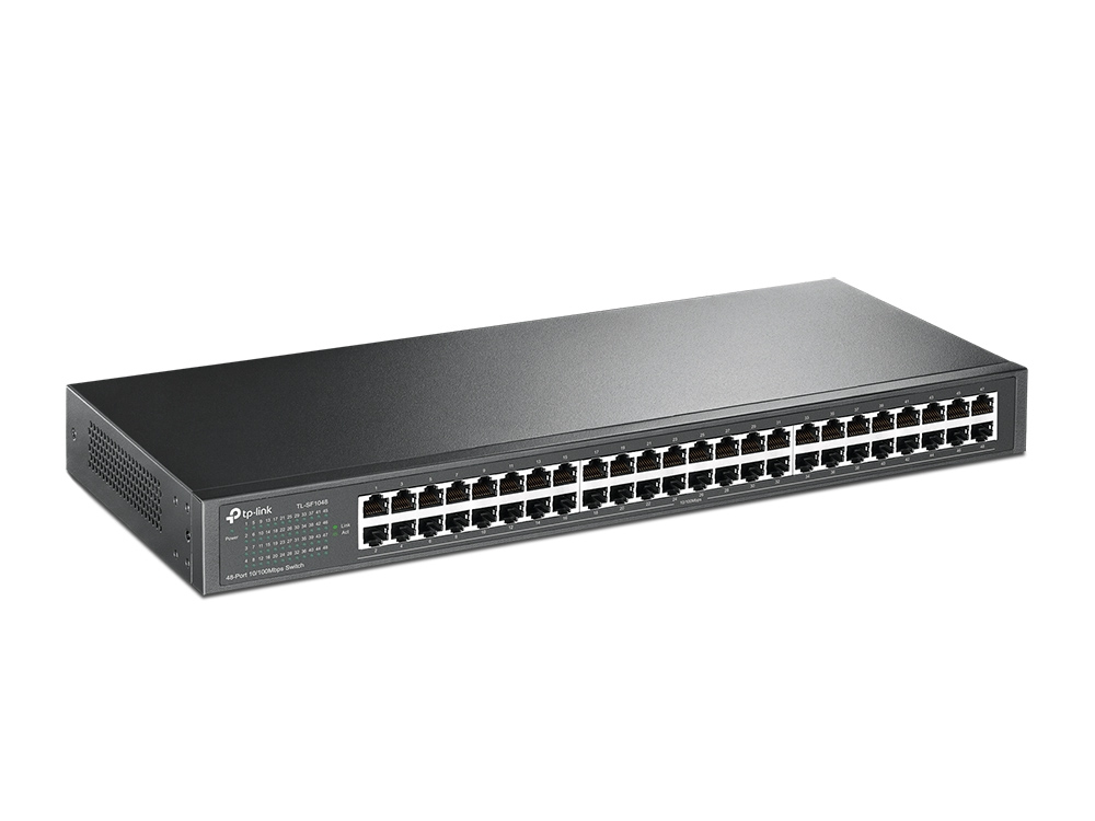 TP-LINK 48-Port 10/100 Switch 19"-Rack