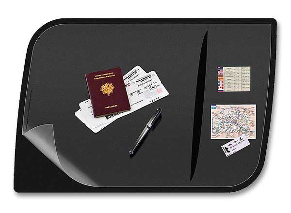 1 Sous-mains CEP Confort -à rabat antireflet  - noir