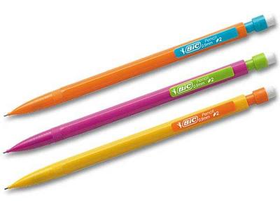 1 Boite de 12 Porte-mines BIC Matic corps coloris assortis- Mines 0,9 mm