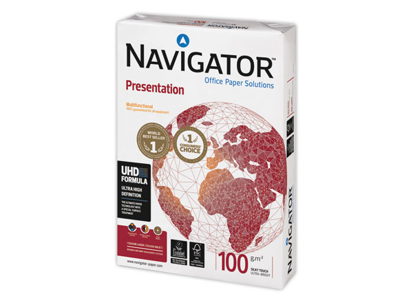 1 Ramette 500 feuilles de papier blanc NAVIGATOR Presentation A4 100g