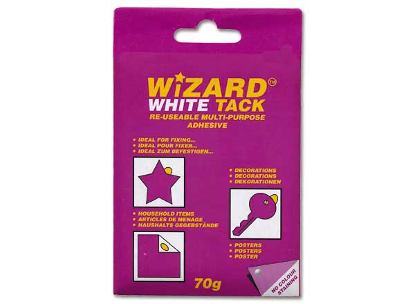 1 Étui de 78 pastilles adhésives - blanches