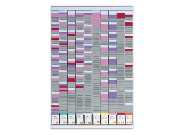 Nobo Kit planning polyvalent 10 colonnes 54 fentes