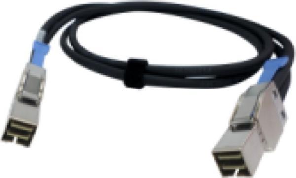 QNAP CAB-SAS10M-8644 - Câble externe SAS - SAS 12Gbit/s - 36 pin 4x Mini SAS HD (SFF-8644) (M) pour 36 pin 4x Mini SAS HD (SFF-8644) (M) - 1 m - noir - pour QNAP QXP-1620S-B3616W