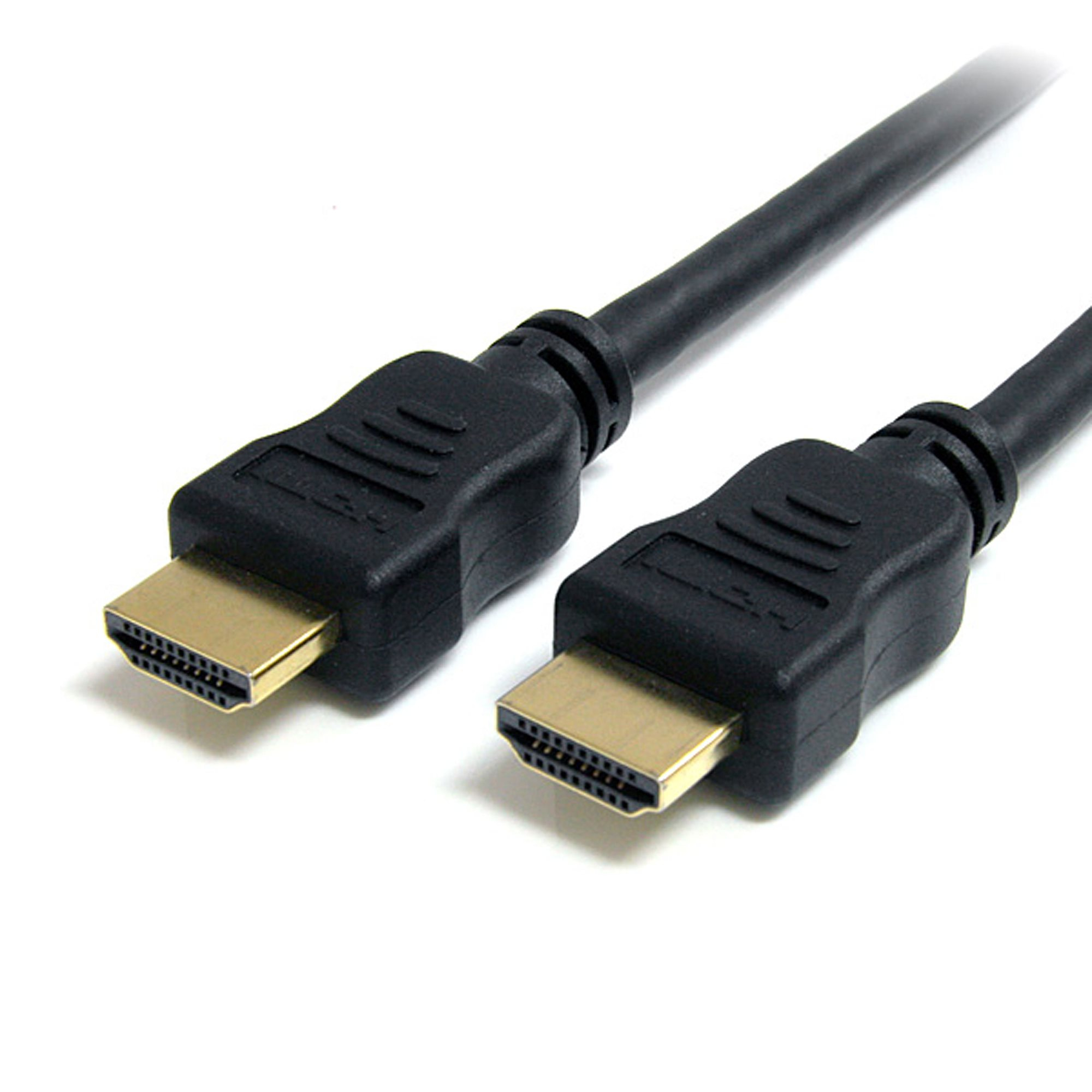 StarTech.com Câble HDMI haute vitesse Ultra HD 4K x 2K avec Ethernet de 2m - Cordon HDMI vers HDMI - Mâle / Mâle - Noir - Plaqués or - Câble HDMI avec Ethernet - HDMI mâle pour HDMI mâle - 2 m - noir