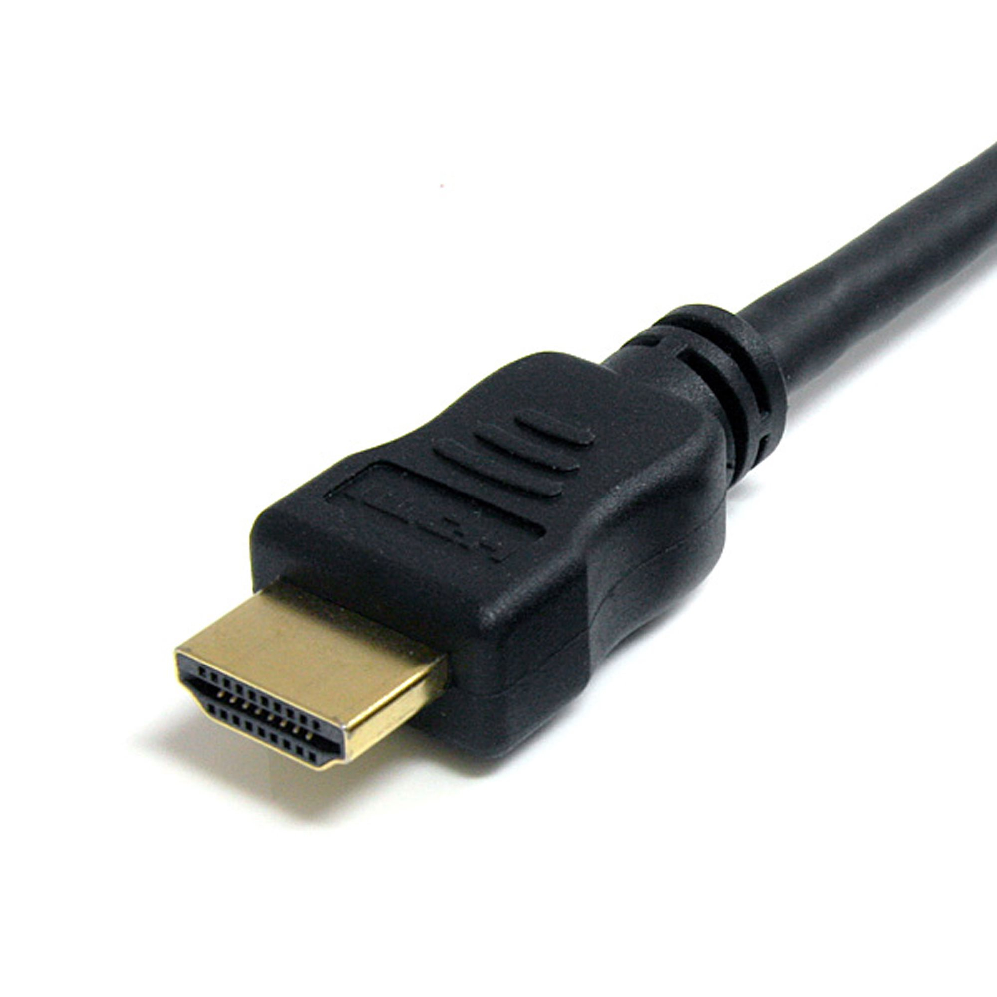 StarTech.com Câble HDMI haute vitesse Ultra HD 4K x 2K avec Ethernet de 2m - Cordon HDMI vers HDMI - Mâle / Mâle - Noir - Plaqués or - Câble HDMI avec Ethernet - HDMI mâle pour HDMI mâle - 2 m - noir