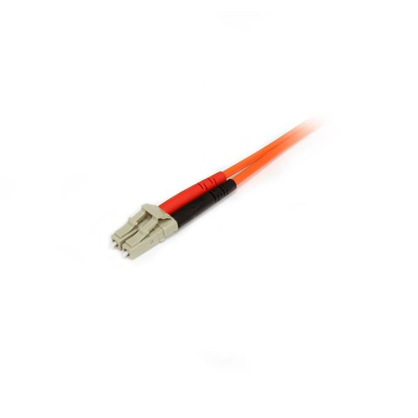 StarTech.com Câble fibre optique duplex multimode 50/125 OM2 de 2 m - LC vers SC - LSZH - Orange - Câble réseau - LC multi-mode (M) pour SC multi-mode (M) - 2 m - fibre optique - duplex - 50 / 125 microns