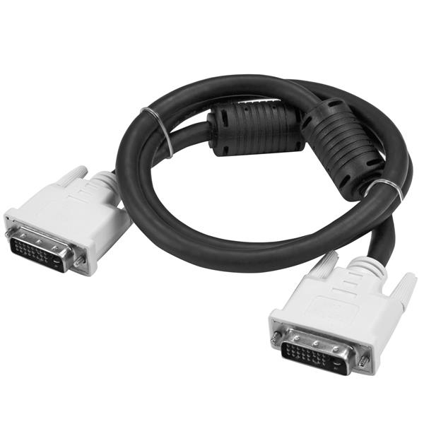 StarTech.com Câble Dual Link DVI-D de 3 m - Cordon DVI vers DVI pour écran numérique - M/M - 2560 x 1600 - Câble DVI - liaison double - DVI-D (M) pour DVI-D (M) - 3 m - noir