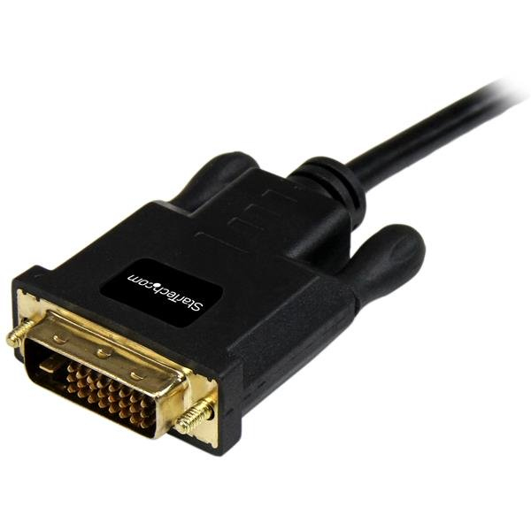 StarTech.com Adaptateur Mini DisplayPort vers DVI - Câble Mini DP / DVI-D Vidéo 1080p jusqu'à 1920x1200 - Noir - 91cm - Câble DisplayPort - Mini DisplayPort (M) pour DVI-D (M) - 91.44 cm - vis moletées - noir