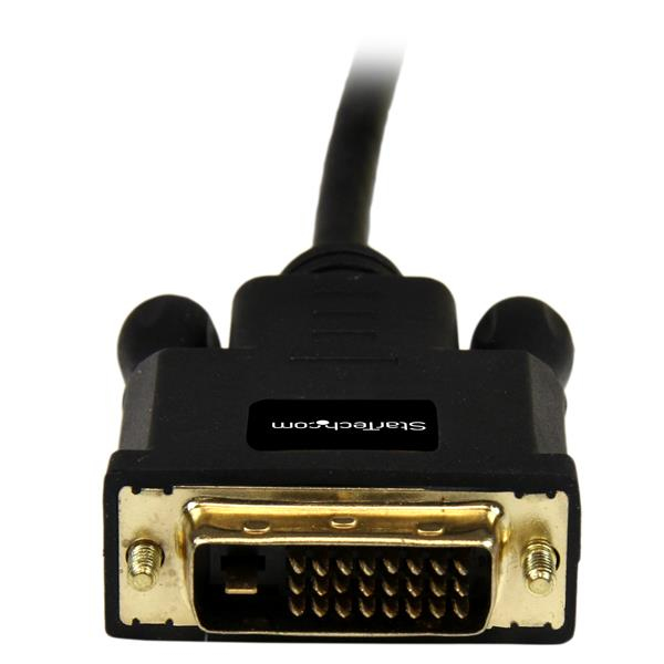 StarTech.com Adaptateur Mini DisplayPort vers DVI - Câble Mini DP / DVI-D Vidéo 1080p jusqu'à 1920x1200 - Noir - 91cm - Câble DisplayPort - Mini DisplayPort (M) pour DVI-D (M) - 91.44 cm - vis moletées - noir